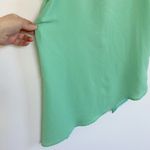 Gibson Latimer Gibson Seafoam Sleeveless Asymmetrical tank blouse Dressy Sheer- S‎ EUC Photo 5