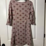 Massini  3/4 Long Sleeve Dress - Pink and Purple Pattern Floral Size S Photo 1