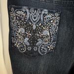 Nine West Rosemary Straight Embroidered Rhinestone Pockets size 16 Photo 8