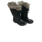 Sorel New Womens Tofino II Faux Fur Waterproof Black Snow Boots Size 6.5 Photo 3