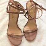 Lulus  Nude Strap Ankle Heels Photo 1