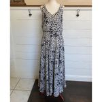 Lafayette 148 Memphis Cheetah Print Maxi Dress Sleeveless Silk Photo 2