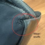 Brighton  E089658 Black Nylon Backpack With Leather Croc Trims Photo 15