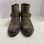 NICOLE Women’s Western Boots Distressed Style Sage 7.5 M Black & Gold Gold Photo 9