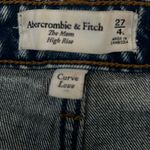Abercrombie & Fitch Abercrombie Curve Love Dark Wash Jeans Photo 3