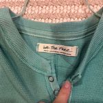 Free People We The Free Green Henley Photo 2