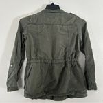 Loft Army Green Drawstring Utility Jacket Spring Casual Comfy XS Petite Photo 4