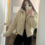 Aeropostale Women's Cream Sherpa Jacket Photo 0