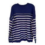 Lilly Pulitzer  Kyren Never Ending Stripe Sweater Women's XL Blue Classic Preppy Photo 7