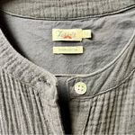 Faherty Dream Gauze Cotton Long Sleeve Jumpsuit Grey Gray Small $178 Photo 6