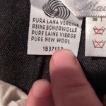 Max Mara  Virgin Wool Gray Pleated Trousers Size 6 Photo 4