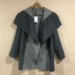 Diane Von Furstenberg NWT Diane von Furstenburg Shannon wool two tone gray coat Photo 0
