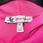 Juicy Couture Shocking Pink Short Sleeve Tunic Hoodie Size Small Photo 1