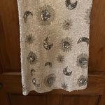 Show Me Your Mumu  White and Silver celestial Sequin Mini Dress Size Small! Photo 4