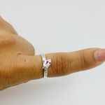 925 sterling silver ring Snake ring Size 6.5 Anillo de niña de Vibora Tamaño 6.5 Red Photo 5