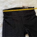 No Bo Nwt  leggings women’s‎ medium 7-9 Textured Ruched Seam black high rise Photo 8