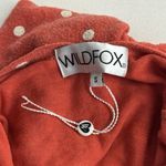 Wildfox orange polka dot one piece halter Tie tank top Bodysuit Size S Photo 3