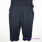 City Chic New! Plus Boiler Suit Jumpsuit in black, size 18 Photo 14