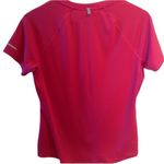 Nike  Dri-Fit V-Neck Wicking Reflective Running Athletic Top‎ in Hot Magenta Pink Photo 1