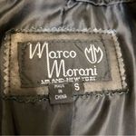 Marco Morani Vintage 80s 90s Long Leather Jacket Trench Coat Oversized sz Small Photo 12
