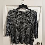 Style & Co  Supima Cotton Animal Print Knit 3/4 Sleeve Top Plus Size 2X Photo 7