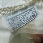 Barbizon Boutique Ivory Satin Lace Trim Vintage Maxi Nightgown Sz M White Size M Photo 5