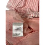 Lovers + Friends Lovers Friends Mini Dress Womens XS Pink White Striped Tiered Lace Up Coquette Photo 5