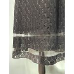 Shoshanna Black Lace Circle Pattern Strapless Fit Flare Dress Size 6 Photo 3