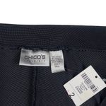 Chico's Chico’s Travelers Gray High Waisted Pull On Flare Hem Pants Photo 6