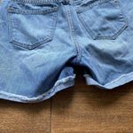 Madewell Denim Boyshorts Rip And Repair Edition Mid-Rise Jean Shorts Size 25 Photo 5