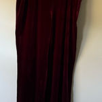 Susan Graver Maroon Velvet wide leg pants Photo 0