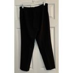 Theory Ankle Straight Leg Trouser Black Dress Pants Size 8 Career Office Staple Photo 2