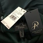 Adrianna Papell Jersey Taffeta Dress Formal Sleeveless Green Size 6 Photo 2