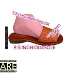 Jeffrey Campbell ORANGE RAFFIA AND LEATHER SLIDE FLATS (8) Photo 11