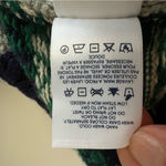 Lands End Womens Patchwork Fair Isle Cable Knit Sweater Size S Fisherman Grandpa Gray Photo 8