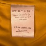 Peppermayo Exclusive Rooftop Drinks Stretch Lined Mini Skirt in Mango Size 12 Photo 14