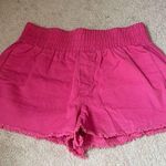 Vanilla Star Jeans Hot pink distressed jean shorts Photo 0