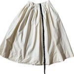 ASTR  Cream Full Flared Poplin Midi Skirt A Line Flowy Size Small Boho Photo 6