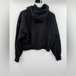 Aritzia TNA Women's Black Cozy Fleece Boyfriend Fit Sweatshirt Size Small Photo 2