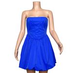 Amanda Uprichard  Pompeo Strapless Mini Dress, Cobalt, Medium Photo 7