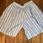 Ralph Lauren Women’s women’s vintage 1980s Blue and Cream Striped full skort Photo 4