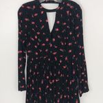 Free People  Tegan Printed Mini Dress New Size 0 Boho Western Photo 1