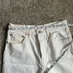 Levi's Levi’s Premium White High Rise Distressed Denim Jeans Casual Neutral 32 Photo 6