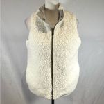 Reversible super soft quilted fleece vest size medium Gray Photo 3