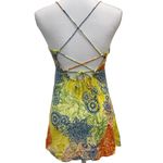ASOS Reclaimed Vintage Yellow Patchwork Bandana Strappy Tie Photo 2