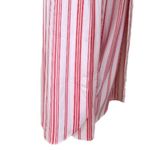 Emma & Michele Women's Jumpsuit V-neck Tie Waist White Red Stripes Size XL Photo 10