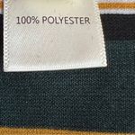 Monteau Los Angeles Size 3X Green Striped V-Neck Ruffle Cap Sleeve Sheath Dress Photo 12