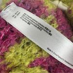 Free People NWOT Checkers Carry On Scarf Set - Green/Magenta Combo Photo 5