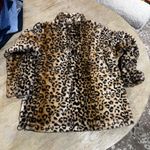 Pink Lily Leopard Print Fur Pull Over Photo 4