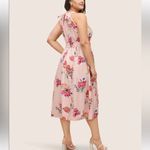 Bloomchic Citrus Fruit Print Halter Belted Gathered Dress Photo 2